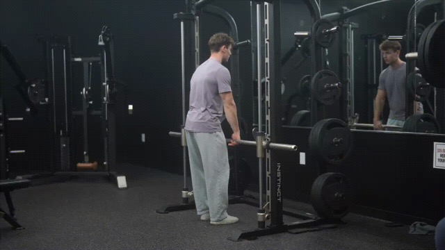 Illustration of the Smith Machine Deadlift