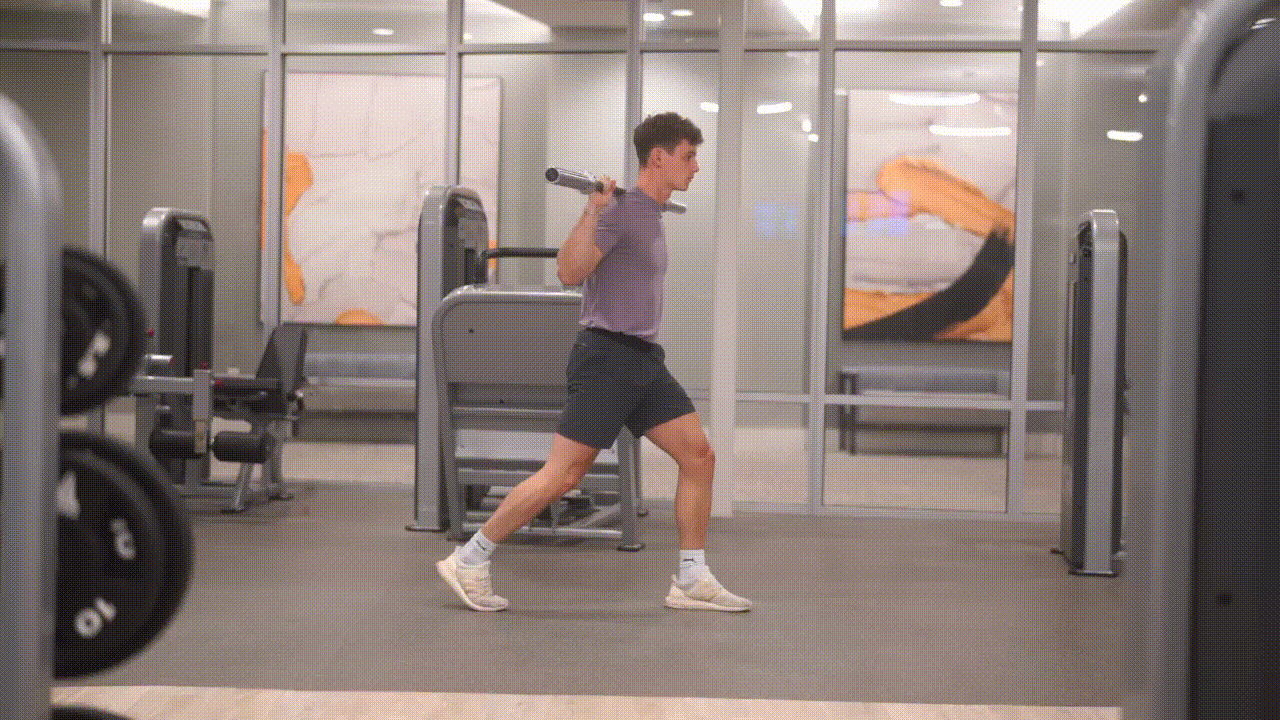 Animated demonstration of the Split Squat