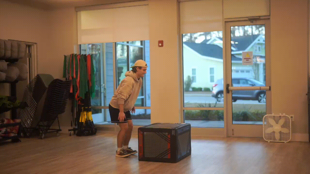 Animated demonstration of the Box Jumps
