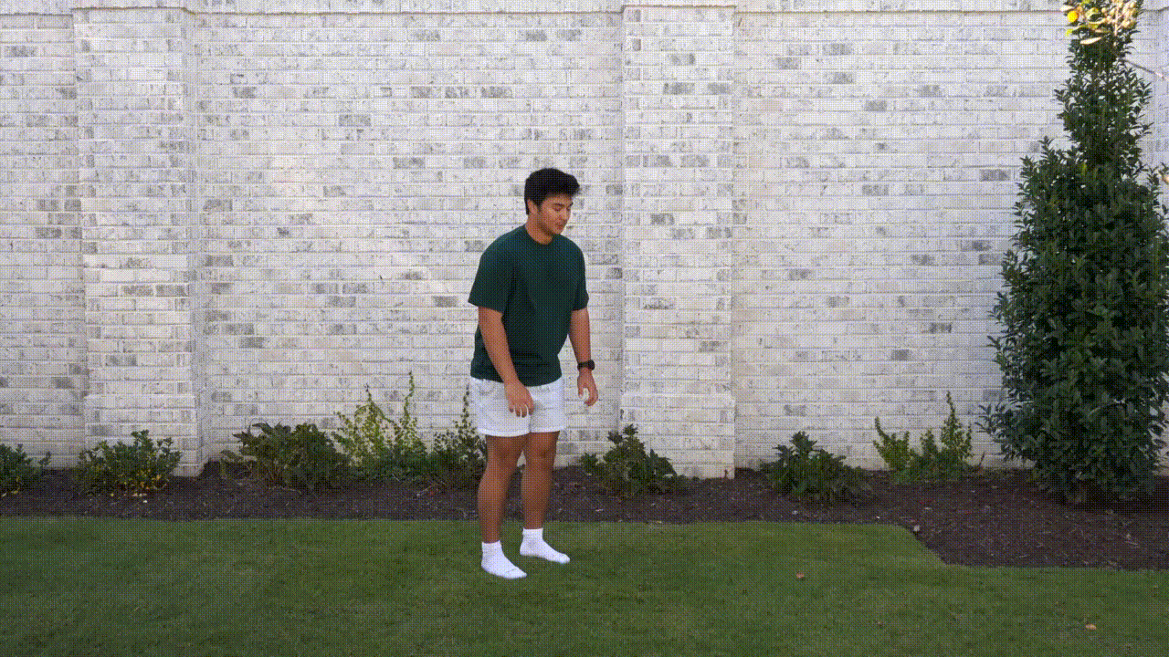 Animated demonstration of the Burpee with Push-up