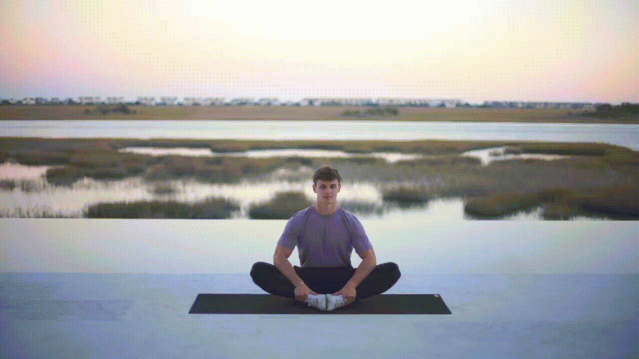 Animated demonstration of the Butterfly Stretch