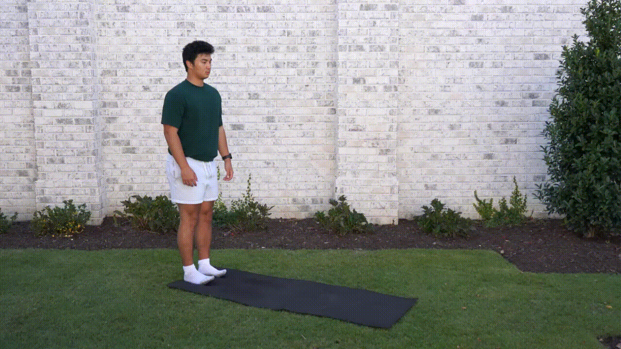 Animated demonstration of the Heel Walks