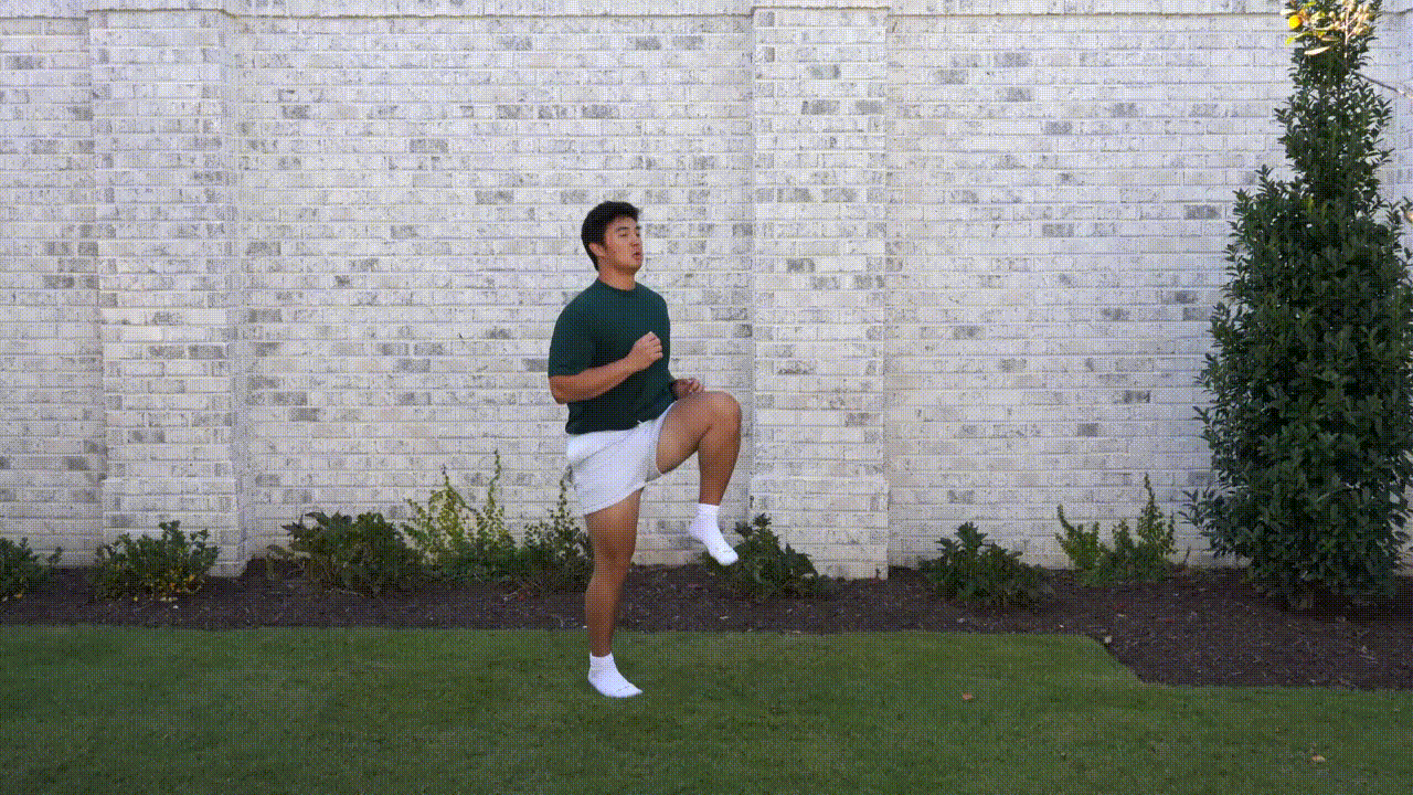 Animated demonstration of the High Knees