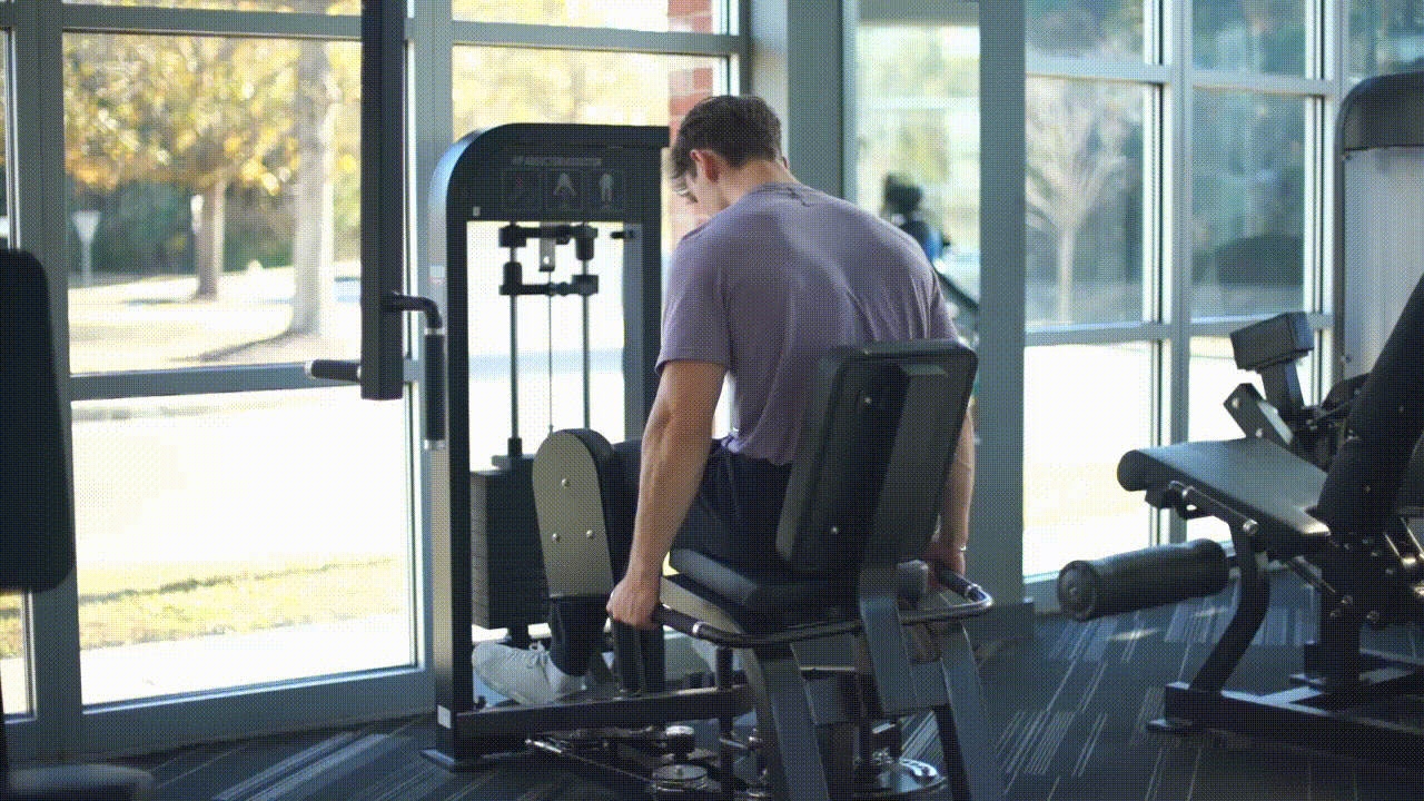 Animated demonstration of the Machine Hip Abduction
