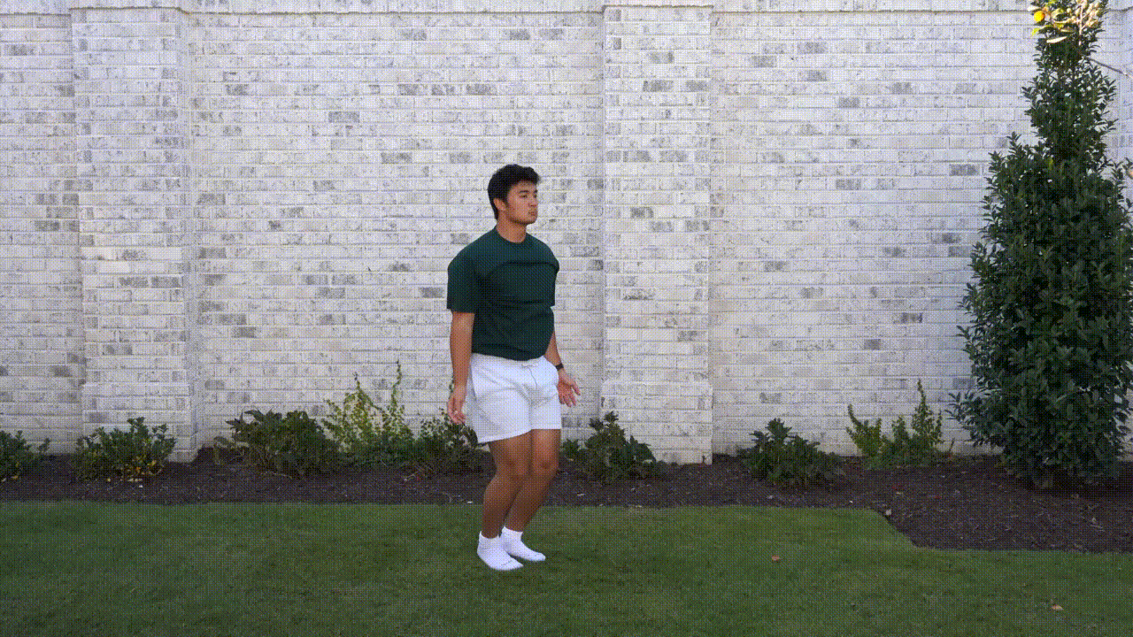 Animated demonstration of the Jumping Jacks