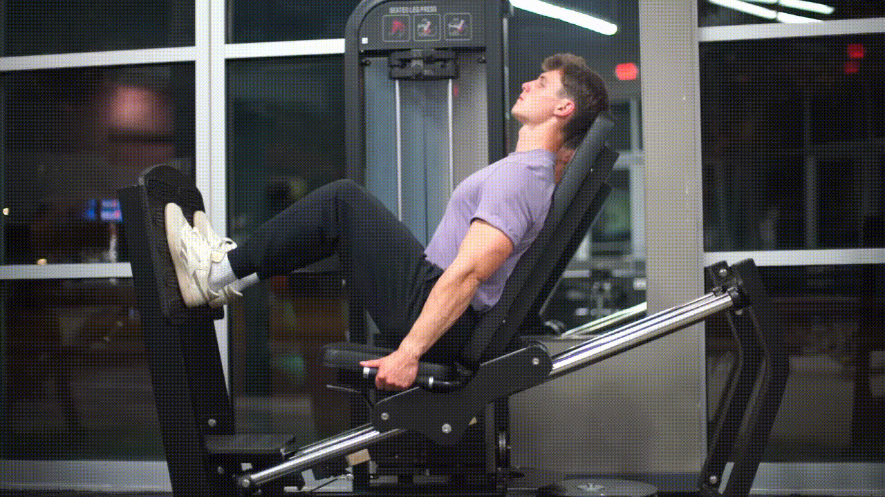 Animated demonstration of the Machine Leg Press