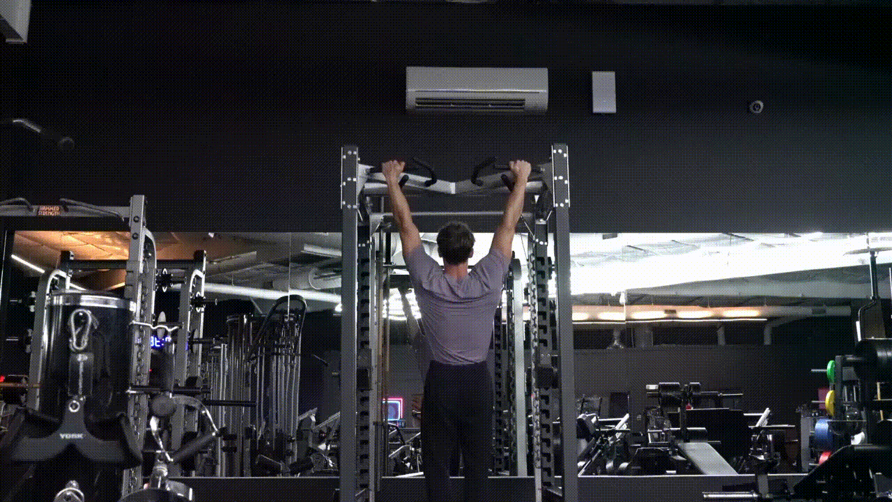 Animated demonstration of the Muscle-up