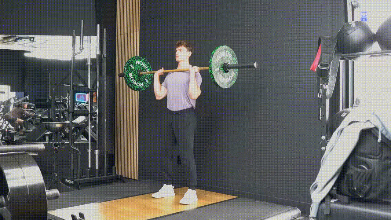 Animated demonstration of the Push Press