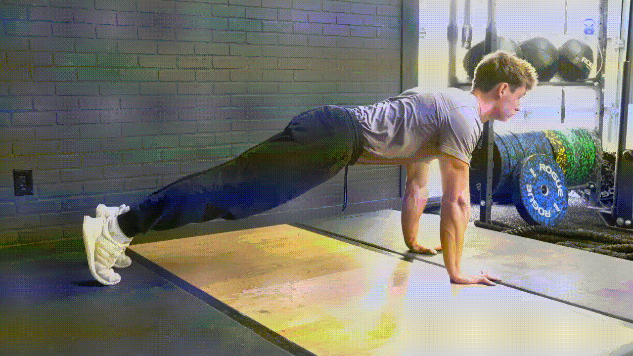 Animated demonstration of the Push-up