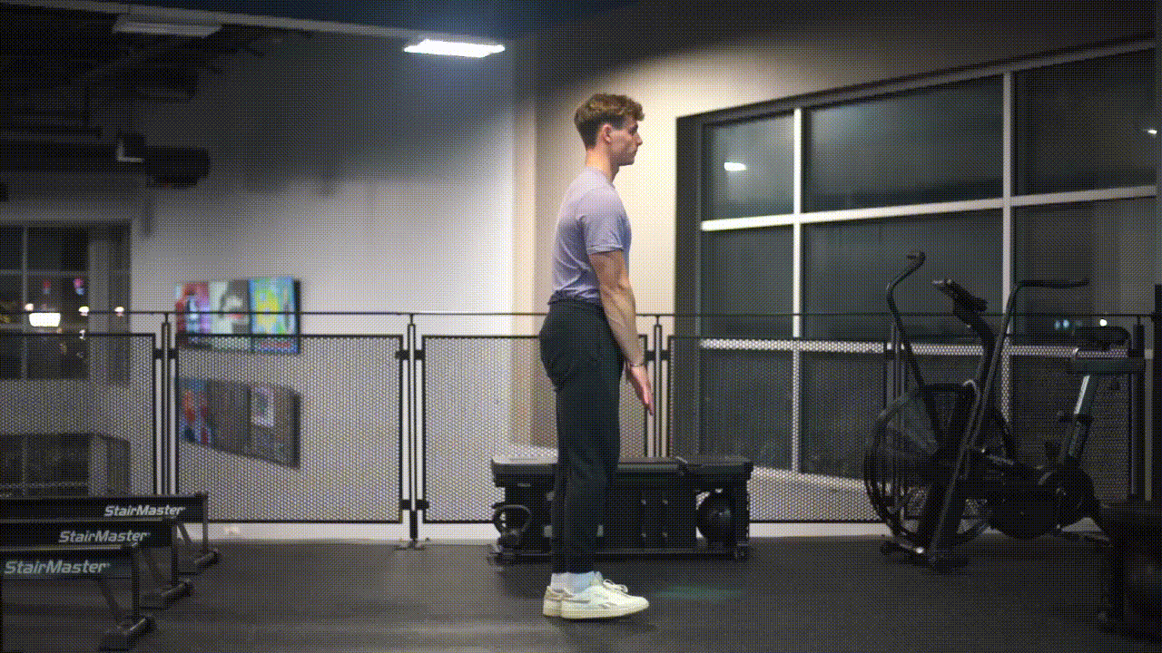 Animated demonstration of the Single-leg Romanian Deadlift