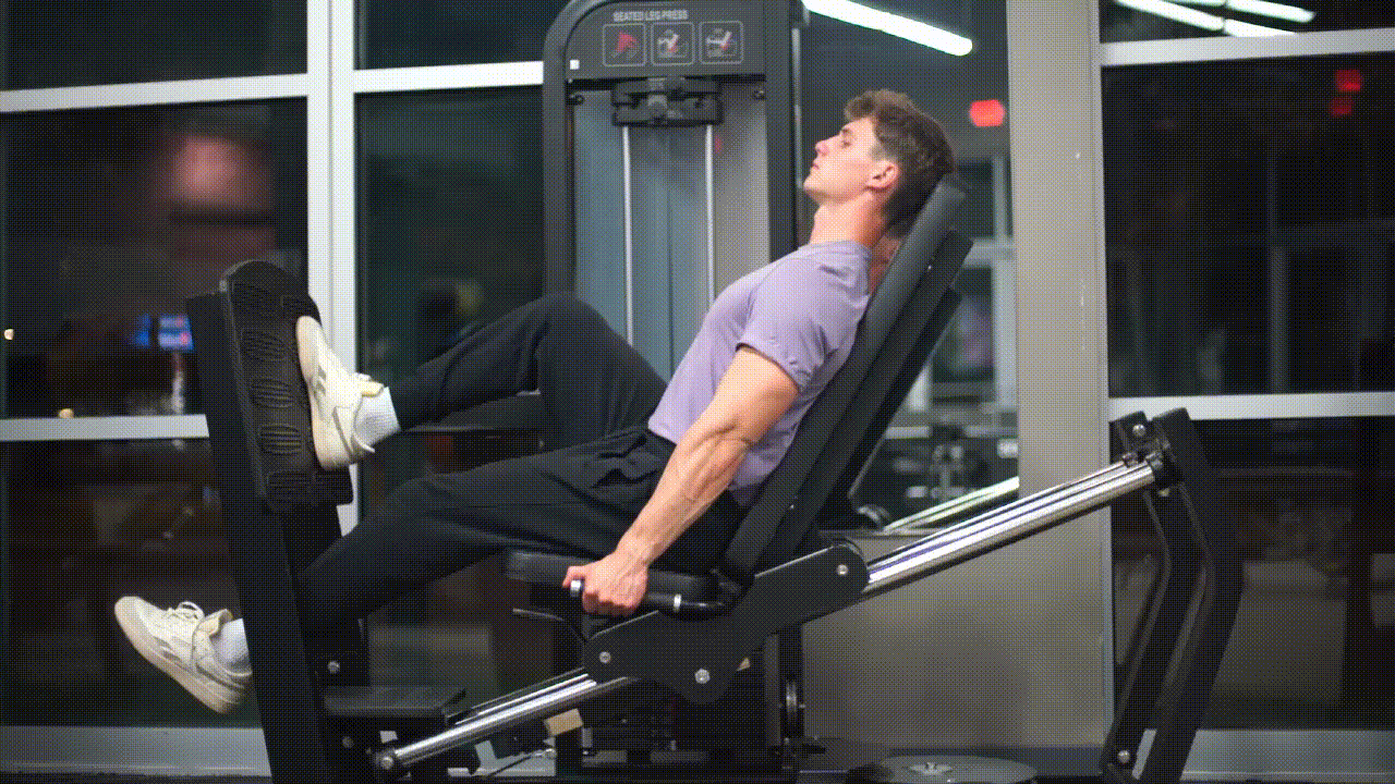 Animated demonstration of the Single Leg Press