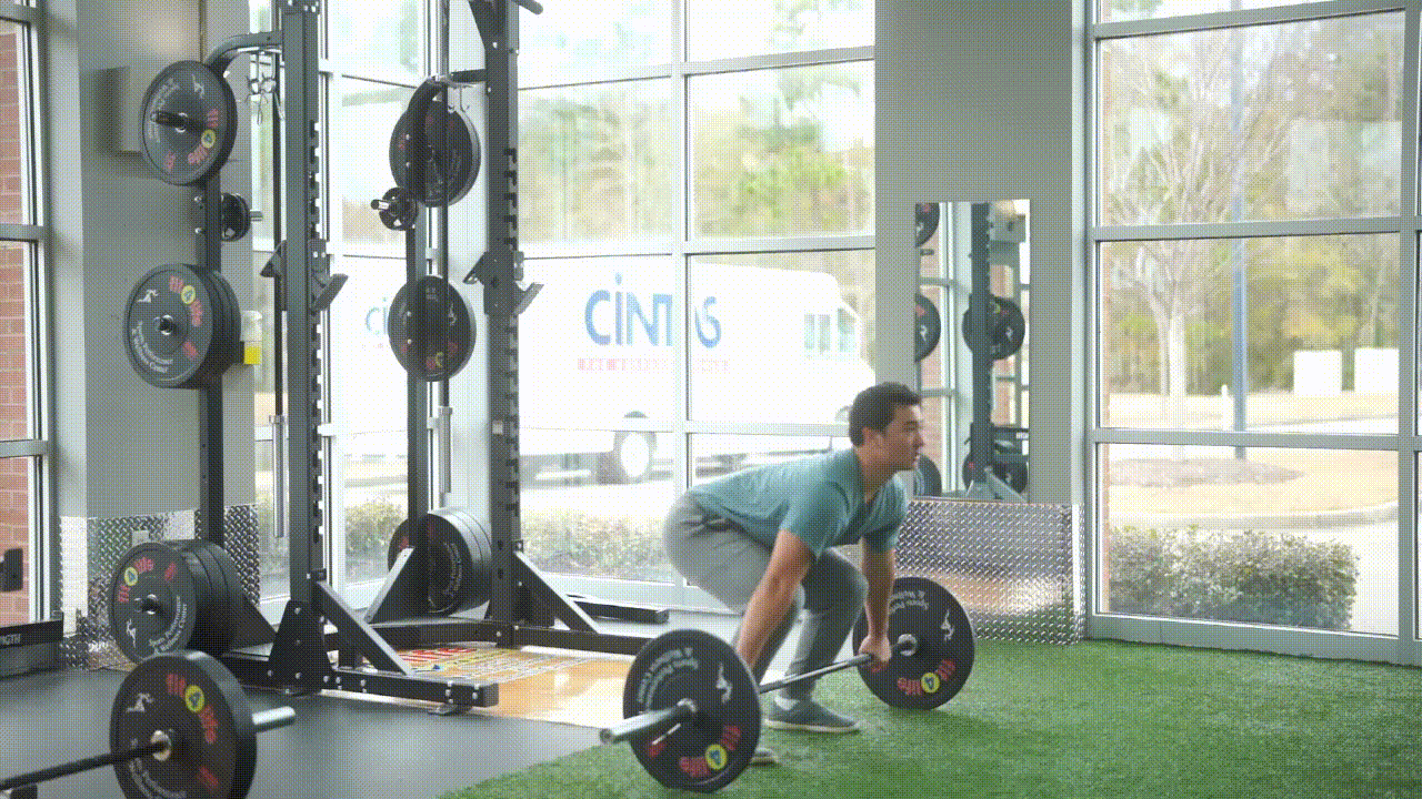 Animated demonstration of the Barbell Snatch