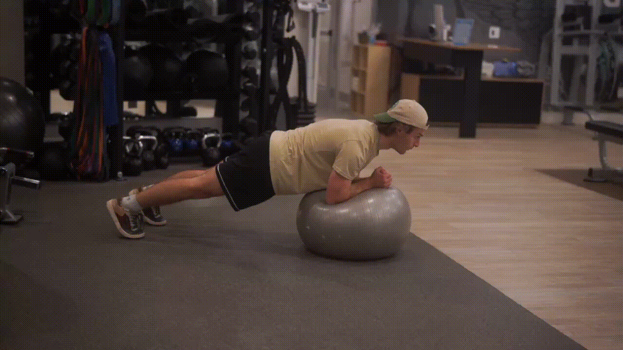 Animated demonstration of the Stability Ball Rollout