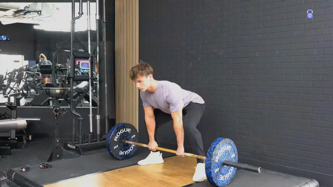 Animated demonstration of the Sumo Deadlift