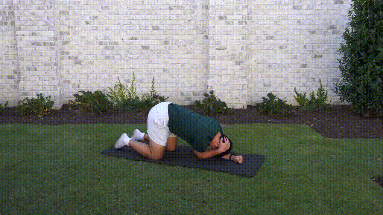 Animated demonstration of the Thoracic Spine Rotation