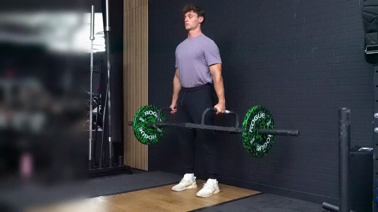 Animated demonstration of the Trap Bar Deadlift