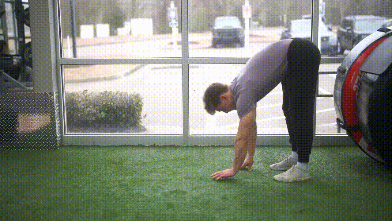 Animated demonstration of the Walk-out Plank