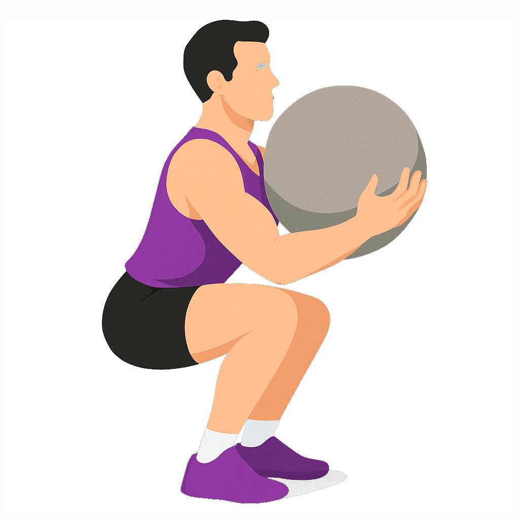Illustration of the Medicine Ball Atlas Stone Lift