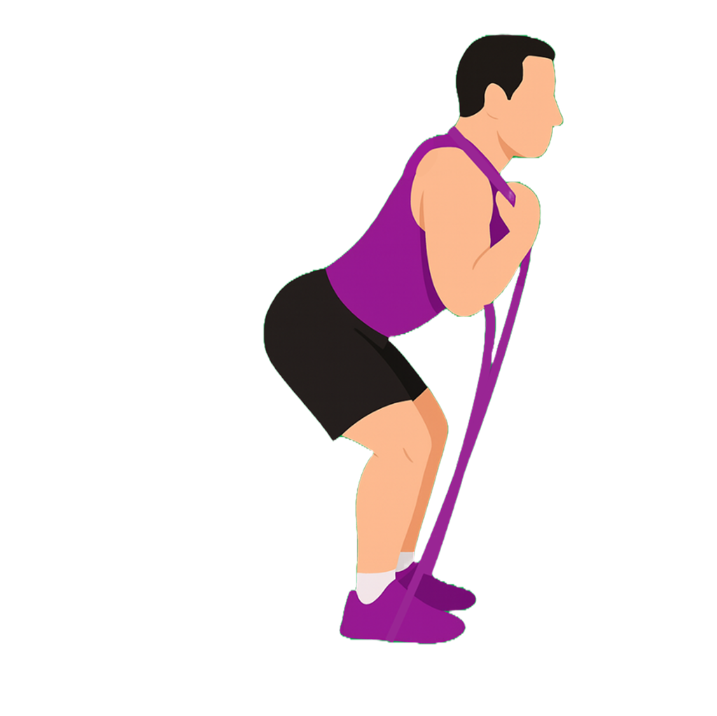 Illustration of the Resistance Band Good Morning