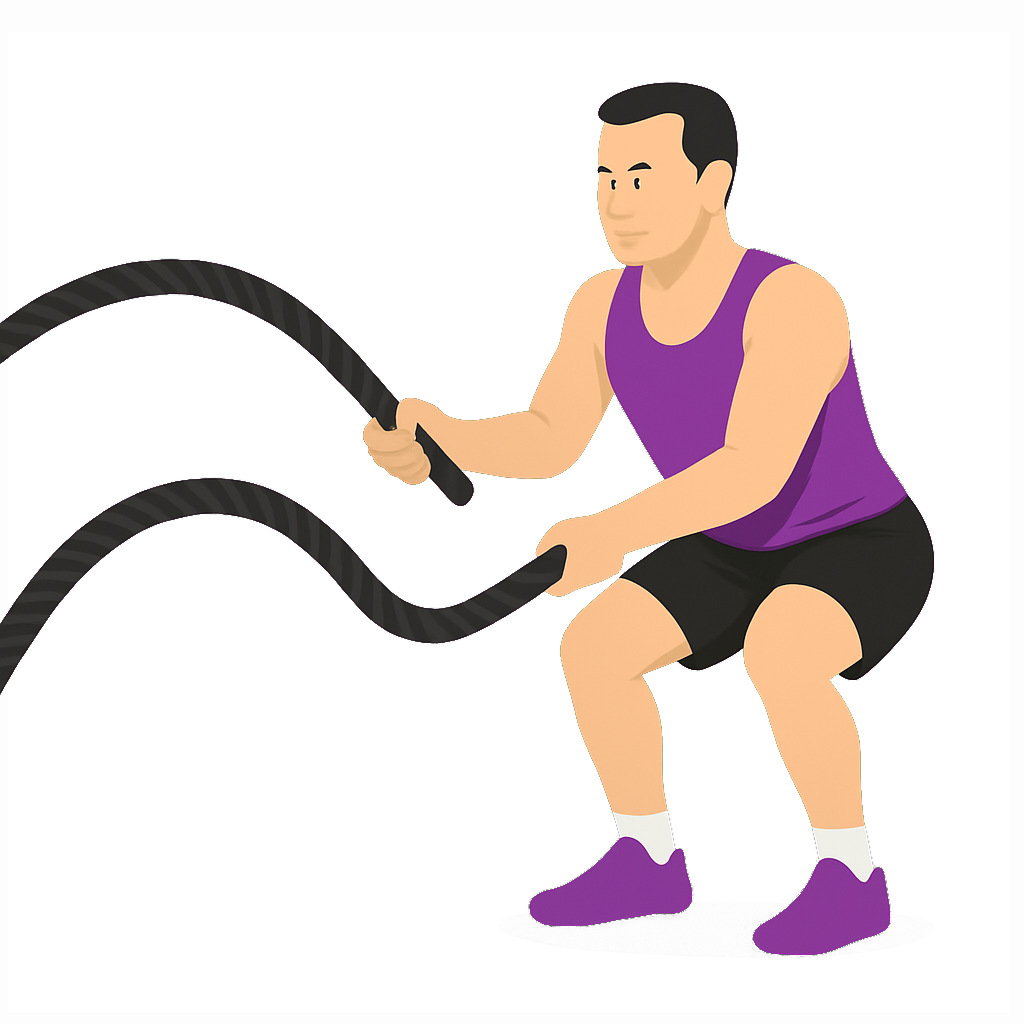 Illustration of the Battle Rope Snakes