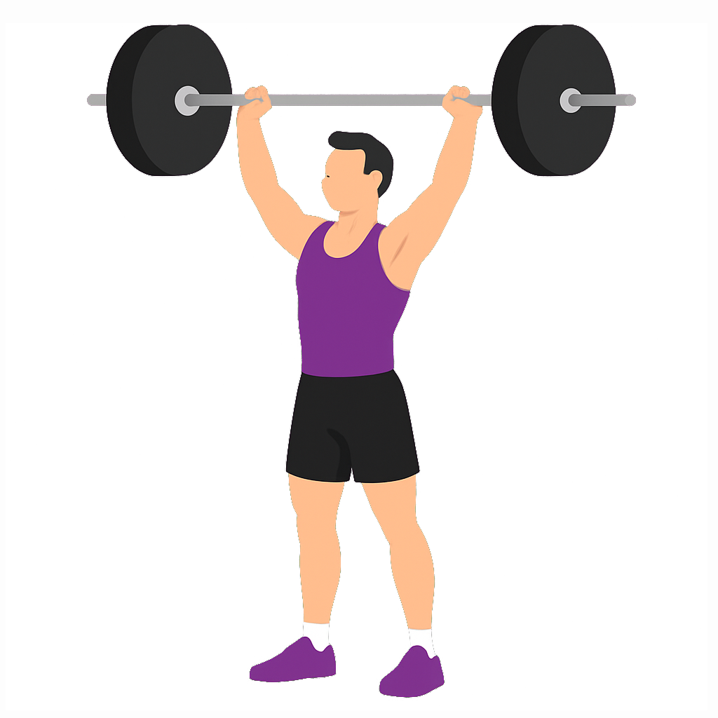 Illustration of the Behind the Neck Push Press