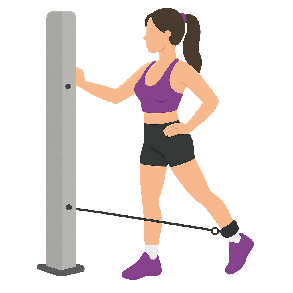 Illustration of the Cable Hip Adduction