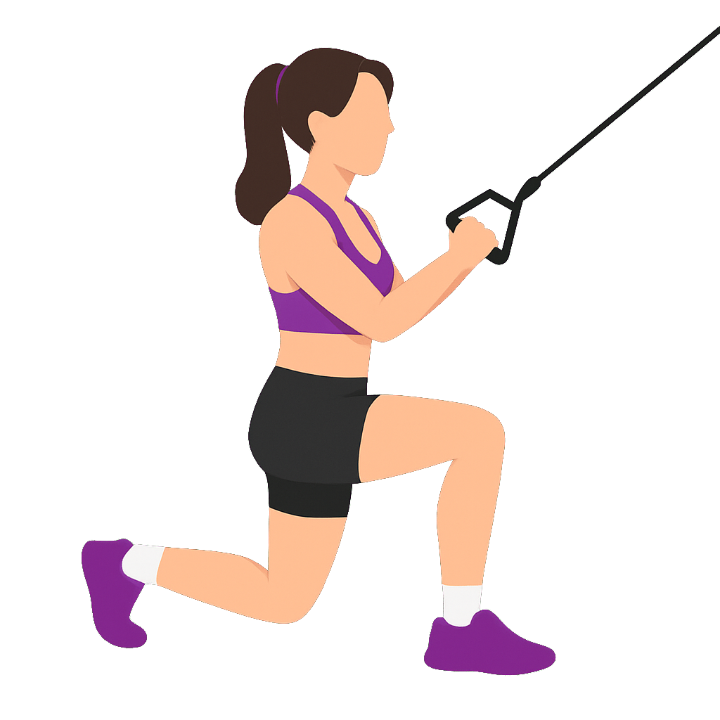 Illustration of the Cable Lunge