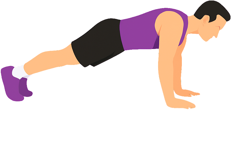 Illustration of the Crossfit Burpee