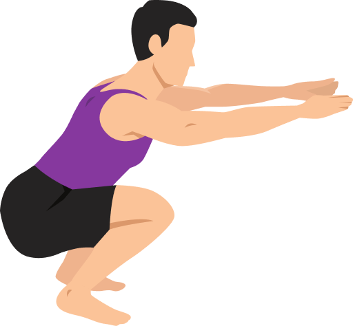 Illustration of the Deep Squat Hold
