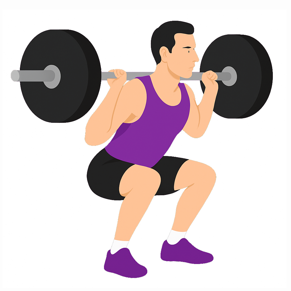 Illustration of the Dynamic Effort Squat
