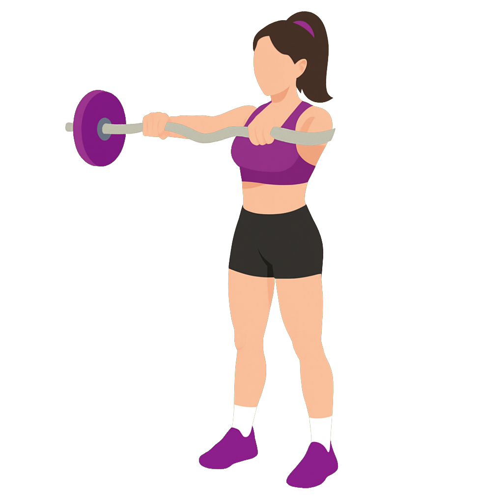 Illustration of the Underhand Front Raise