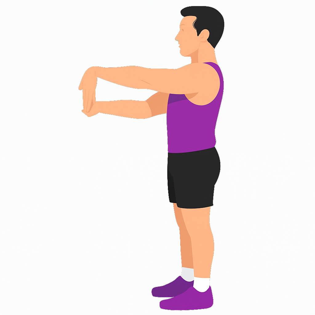 Illustration of the Forearm Extensor Stretch