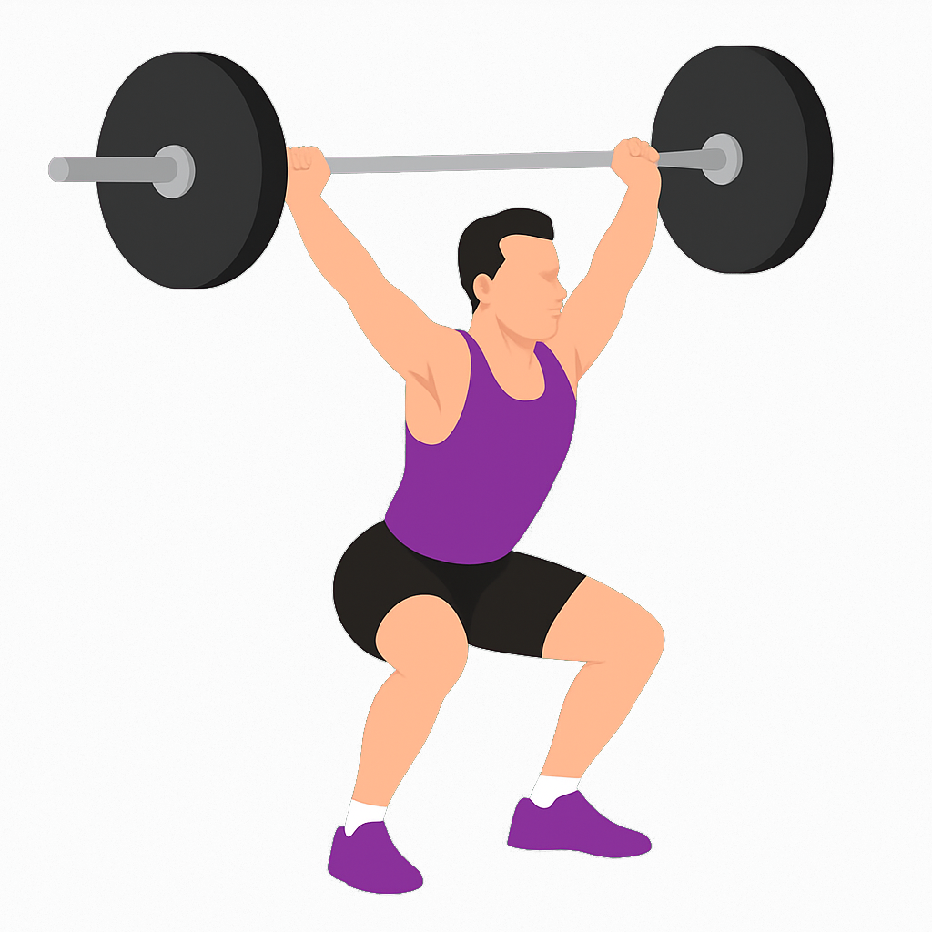Illustration of the Hang Snatch
