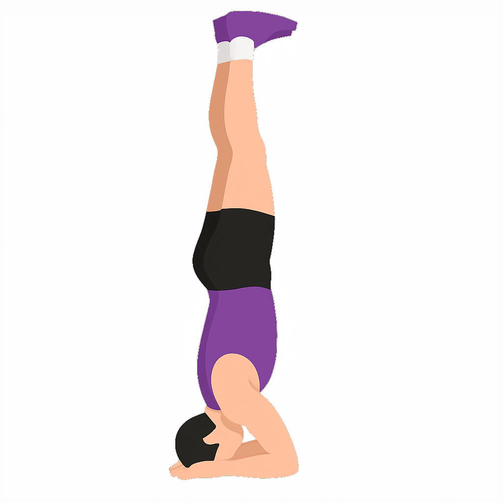 Illustration of the Headstand