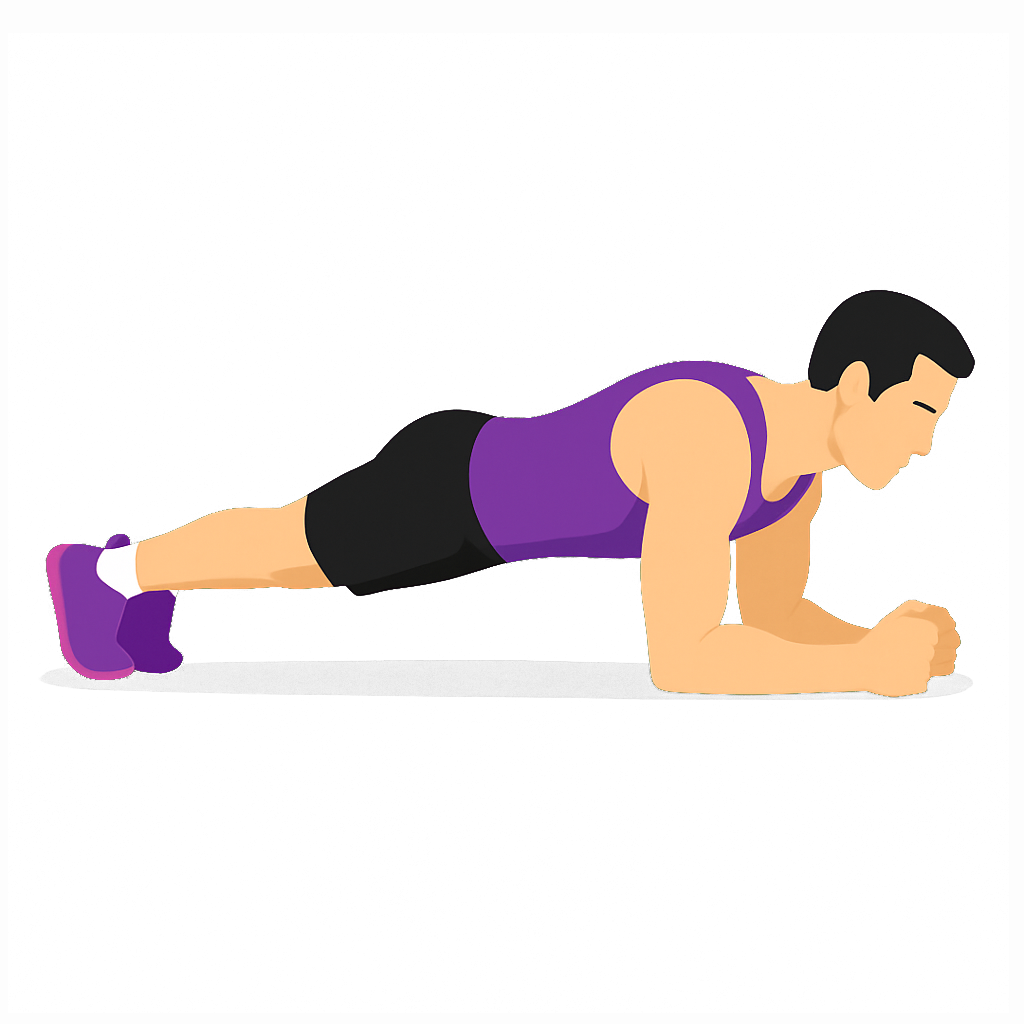 Illustration of the High Plank