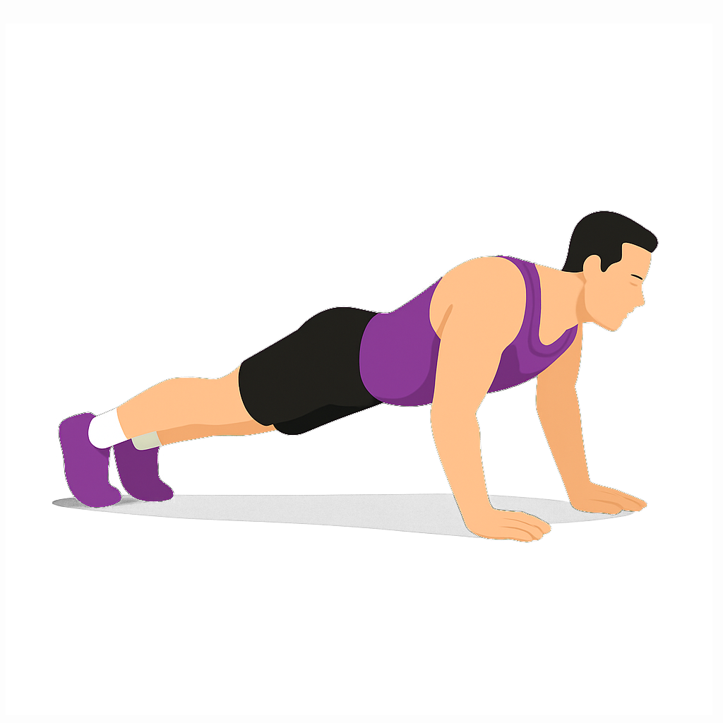 Illustration of the Hindu Push-up