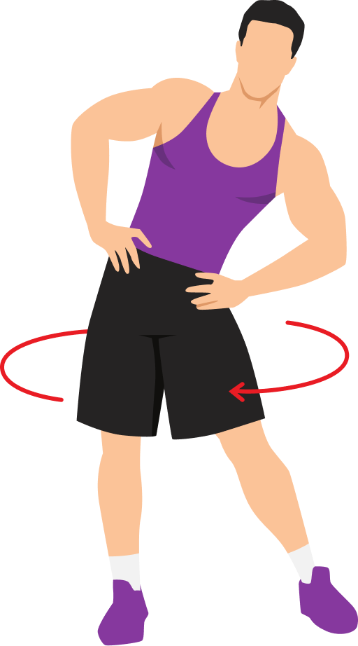 Illustration of the Hip Circles