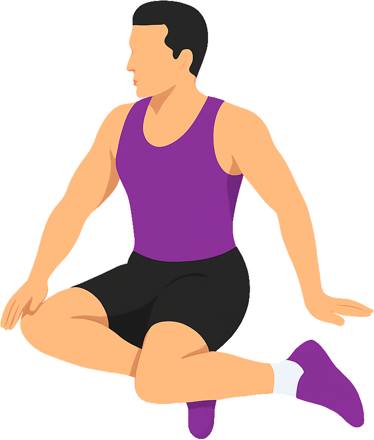 Illustration of the Hip Rotations 9090