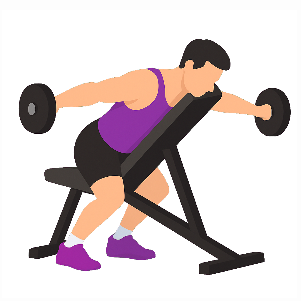 Illustration of the Incline T Raise