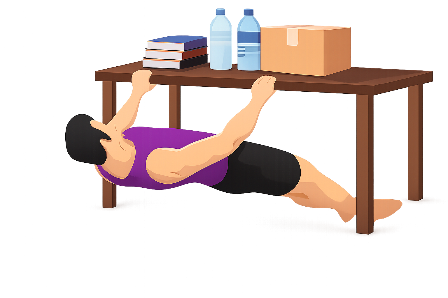 Illustration of the Inverted Wall Row