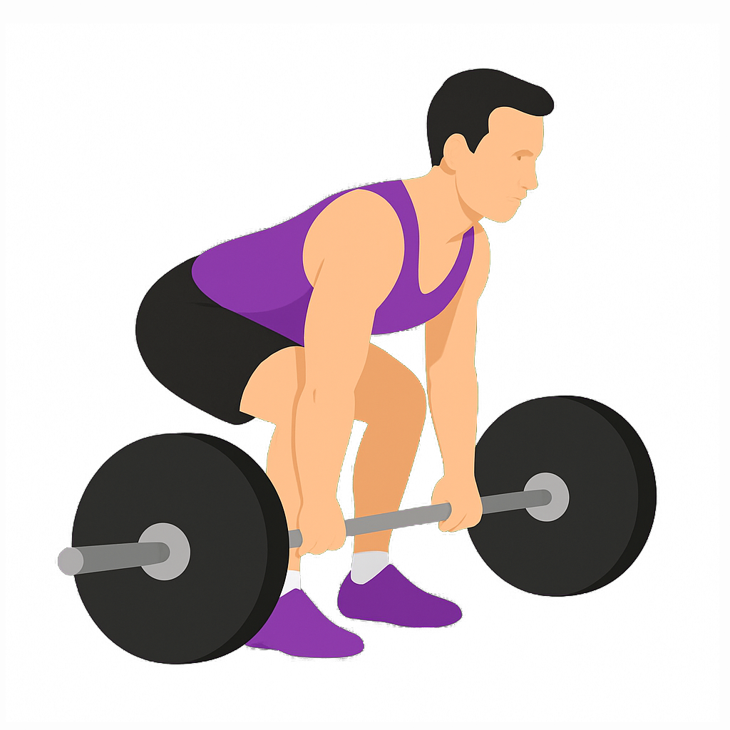 Illustration of the Isometric Deadlift