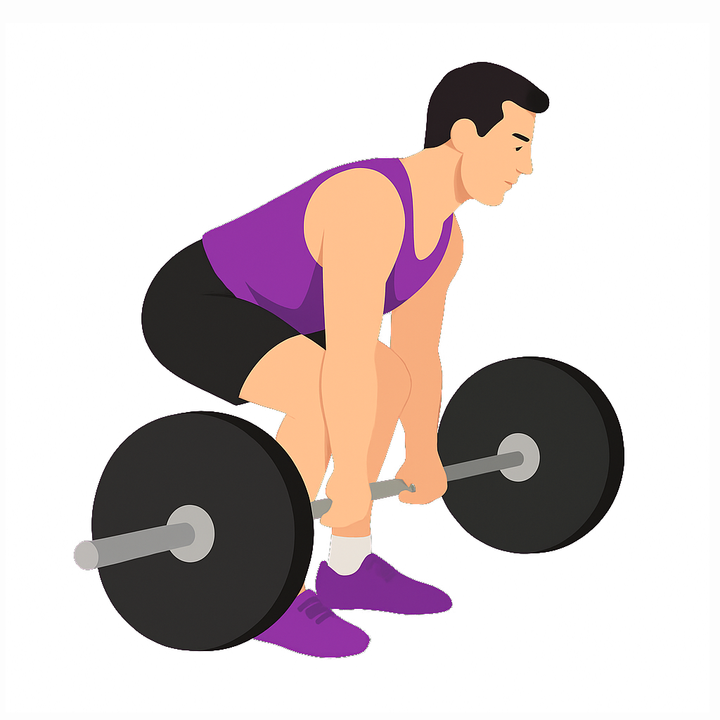 Illustration of the Jefferson Deadlift