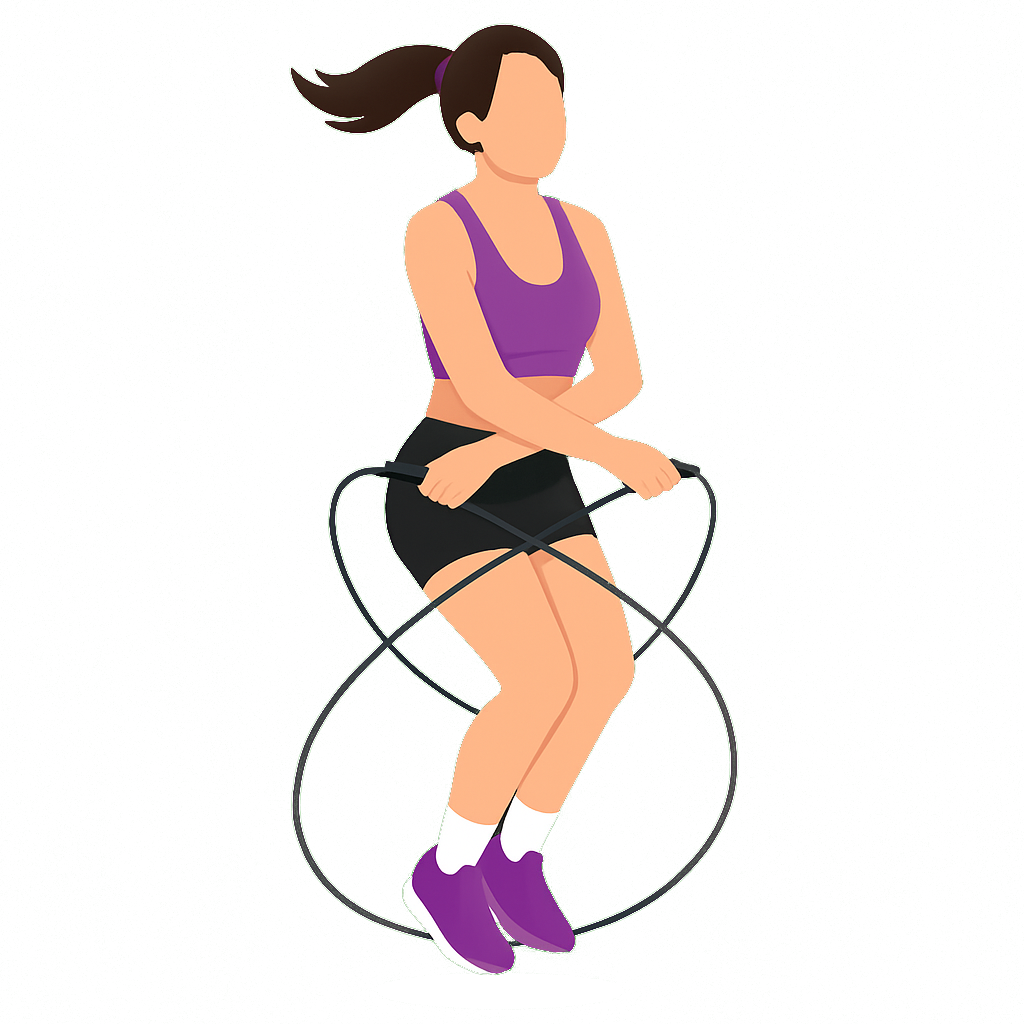 Illustration of the Jump Rope Criss-cross
