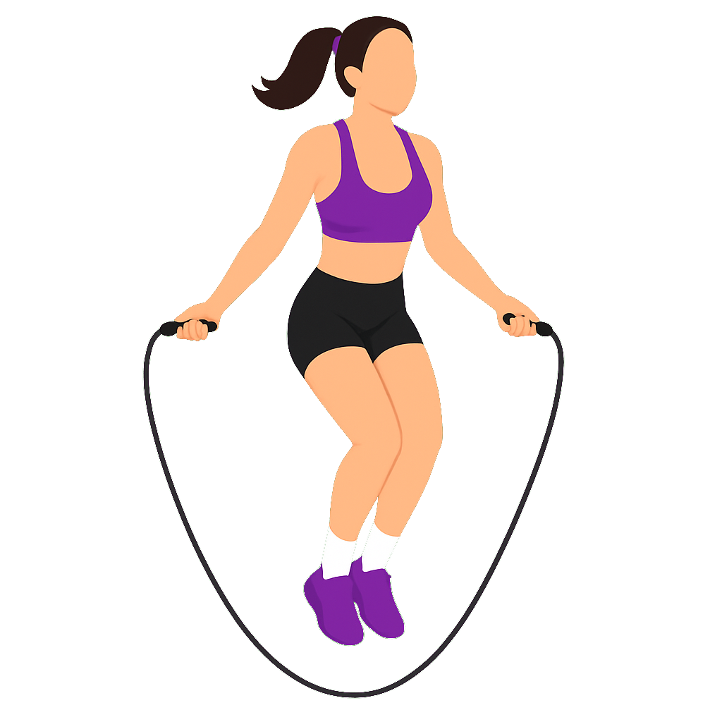Illustration of the Jump Rope Double Under