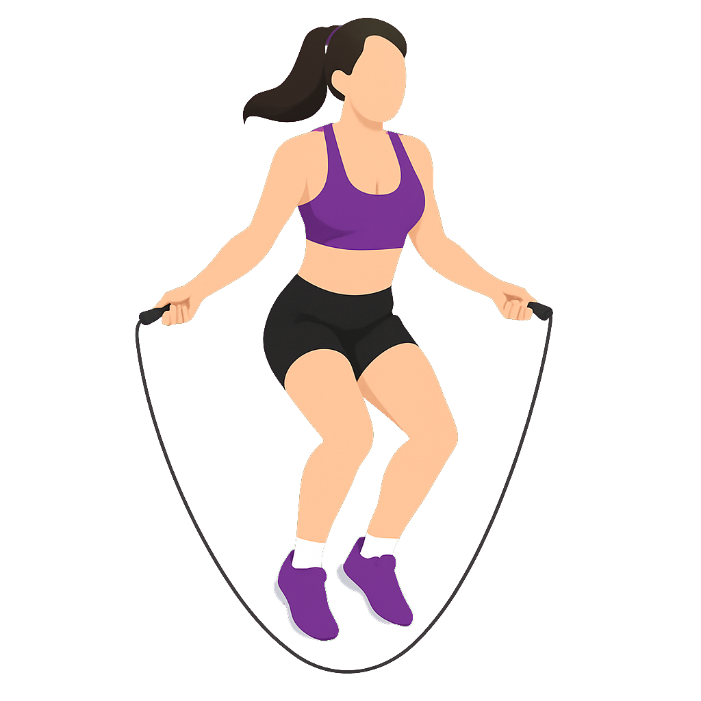 Illustration of the Jump Rope Single Under