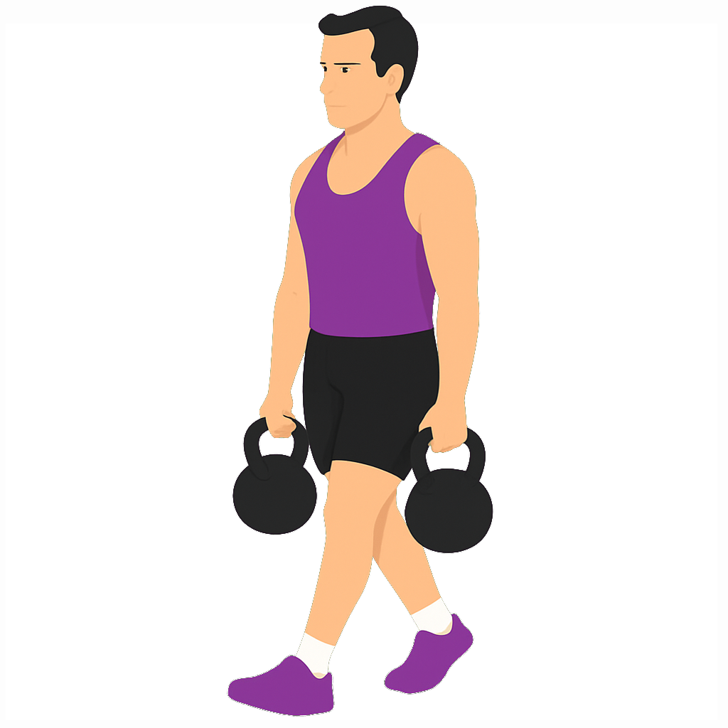 Illustration of the Farmer Carry
