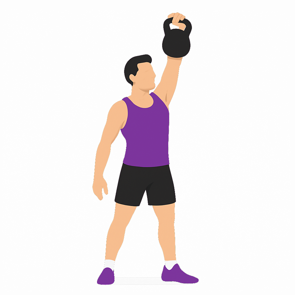 Illustration of the Kettlebell Snatch