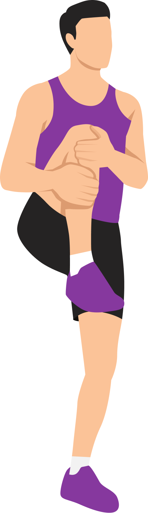 Illustration of the Knee to Chest