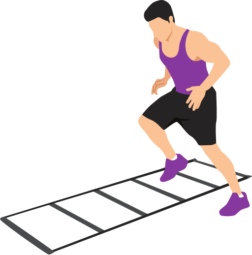 Illustration of the Ladder Drills