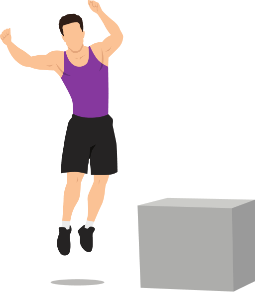Illustration of the Box Lateral Jumps